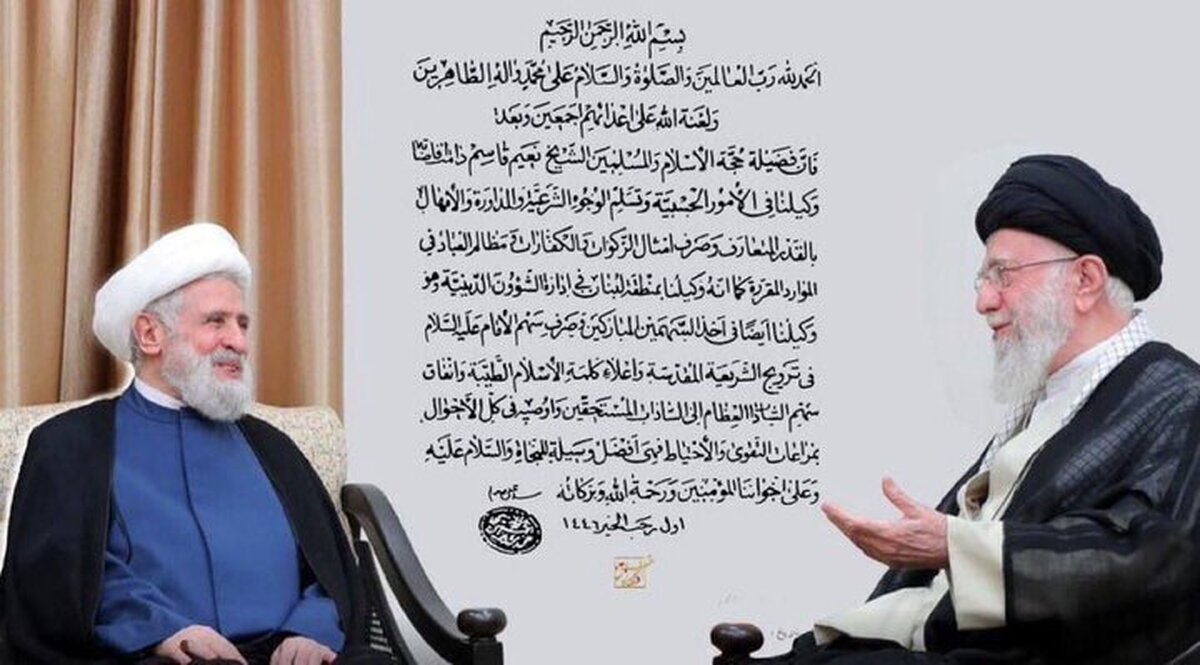 شیخ نعیم قاسم نماینده رهبر انقلاب در لبنان شد شیخ نعیم قاسم نماینده رهبر انقلاب در لبنان شد