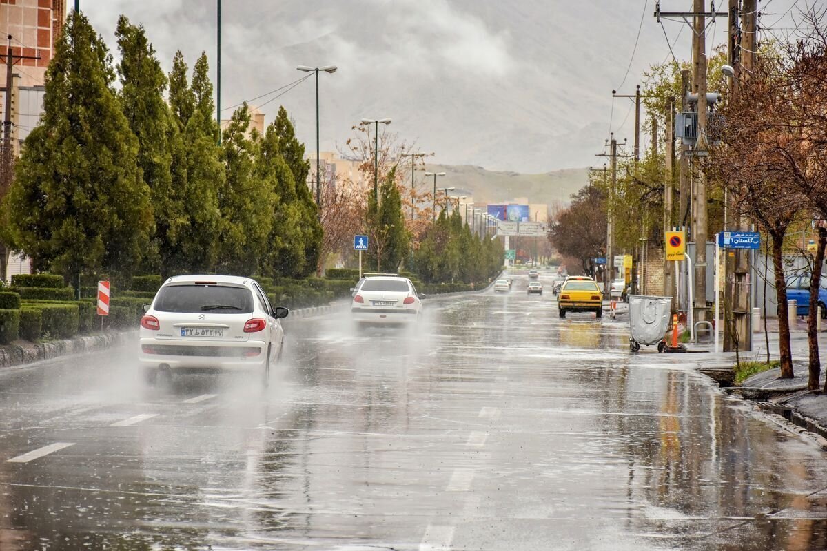 رگبار باران در نقاط مختلف کشور